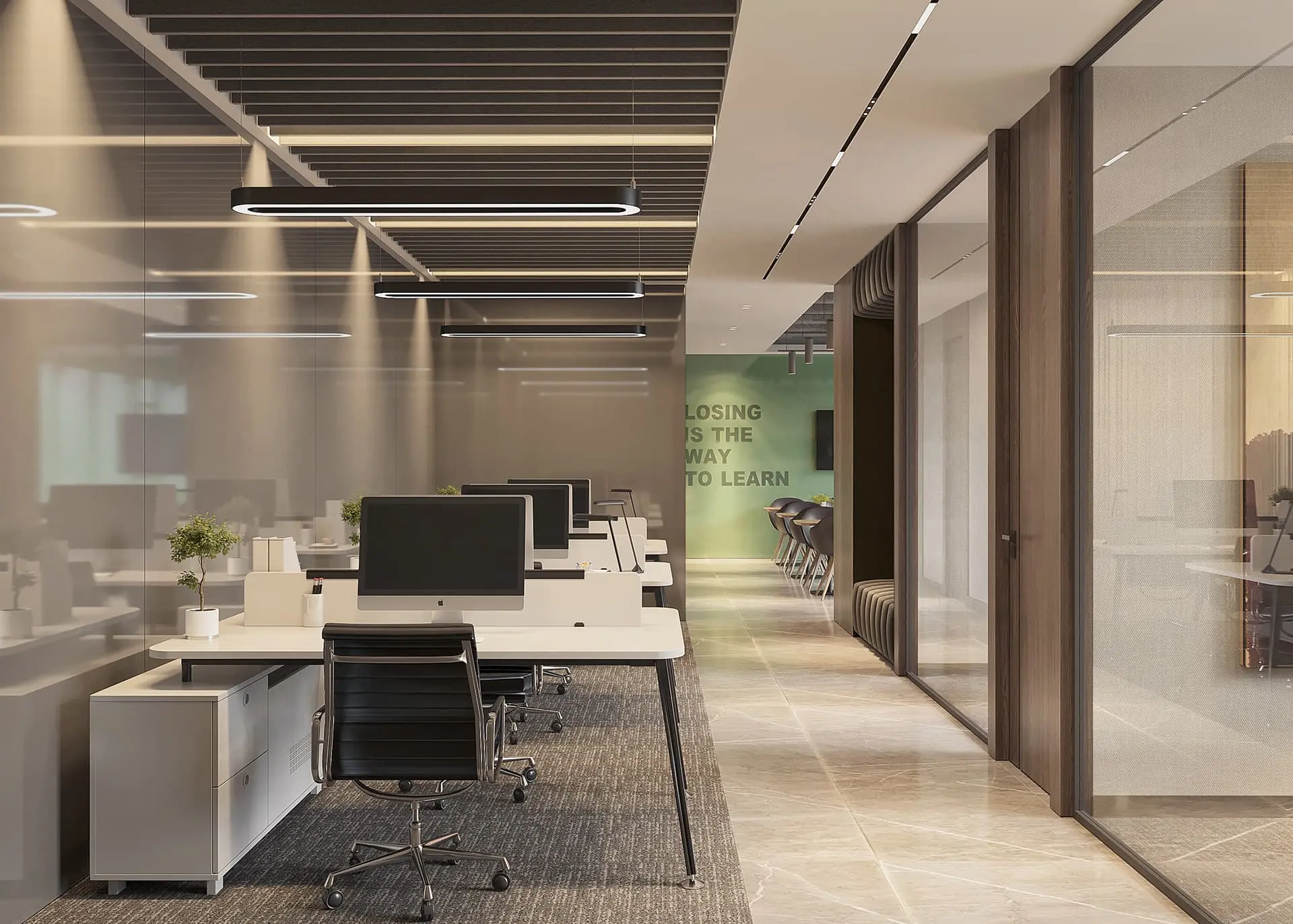 Modern Office Design Downtown Dubai.