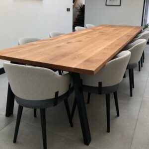 Timeless Oak Rectangular Dining Table